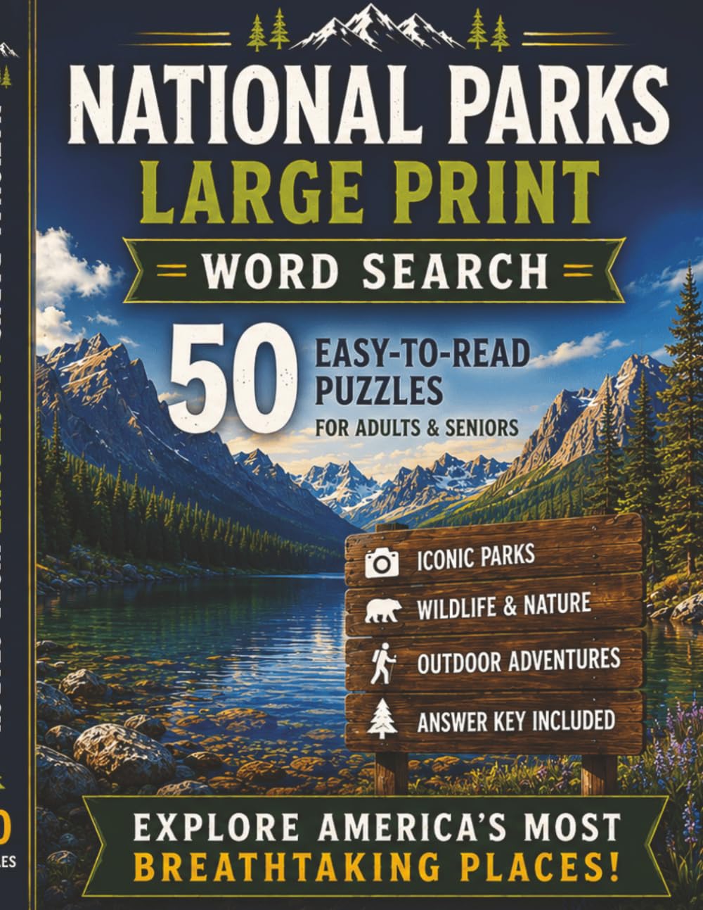 National Parks Large Print Word Search (America Explorer Word Search Series)