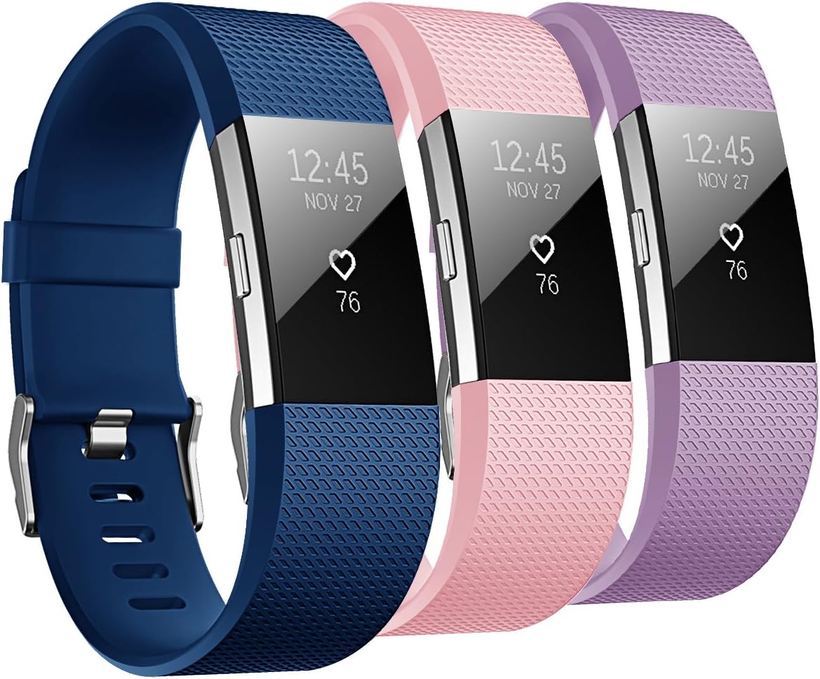 Hanlesi Fitbit Flex Wireless Wristband Charge 2 bracelets, Silicone Adjustable Replacement Band for Fitbit Flex Wireless Wristband Bracelet Sports Watch Charge 2 UK Smart Watch Armbander