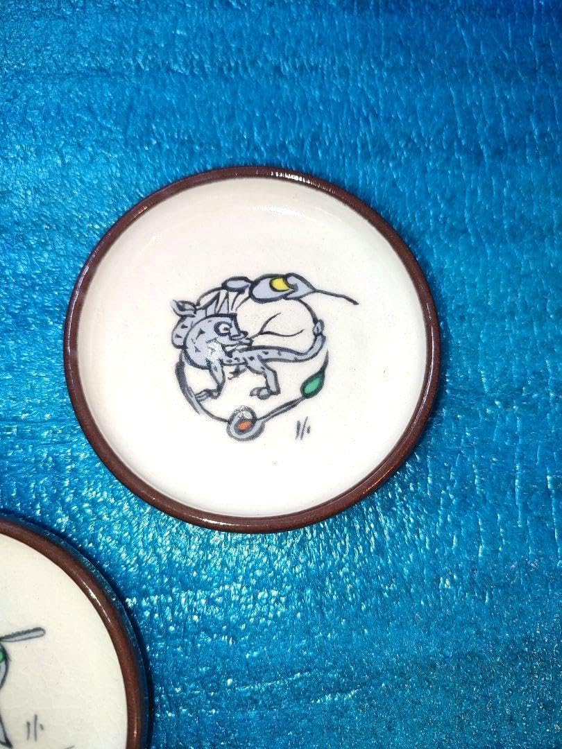 Amazon | 佐渡無名異焼 人間国宝 三浦小平二 小皿5枚セット