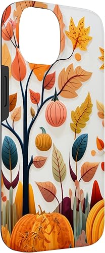 Miniatura 6 de iPhone 13 Pro Hojas de otoño otoño calabaza patrón otoño color hojas caso