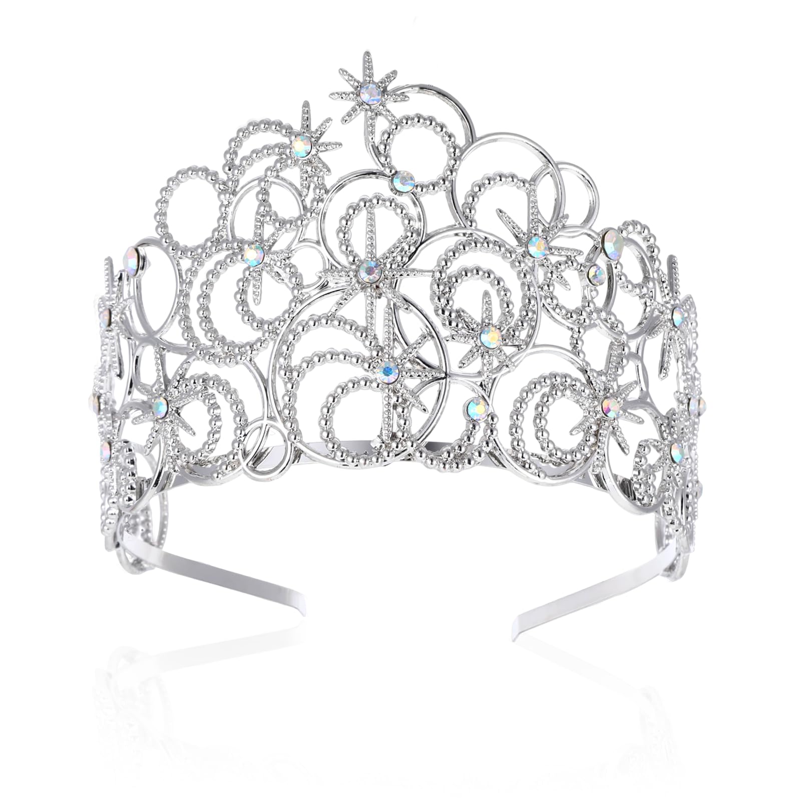 Crystal Crowns for Women, Princess Crown, Crystal Sparkling Tiaras for Women, Witch Merch, Banquets Bridal Wedding Prom Birthday Party Royal Queen