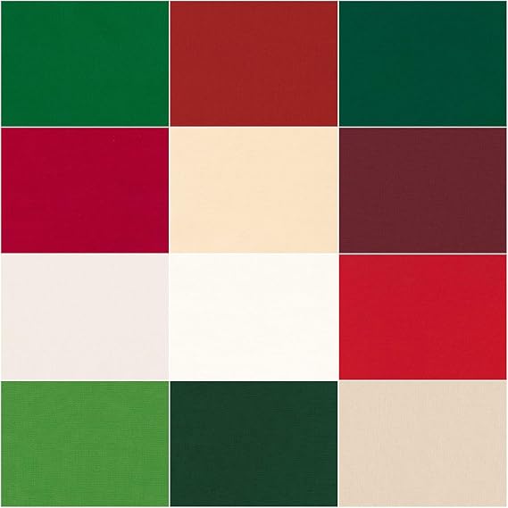 Kona Cotton Solids Holiday Roll Up 40 2.5-inch Strips Jelly Roll Robert Kaufman Fabrics RU-780-40