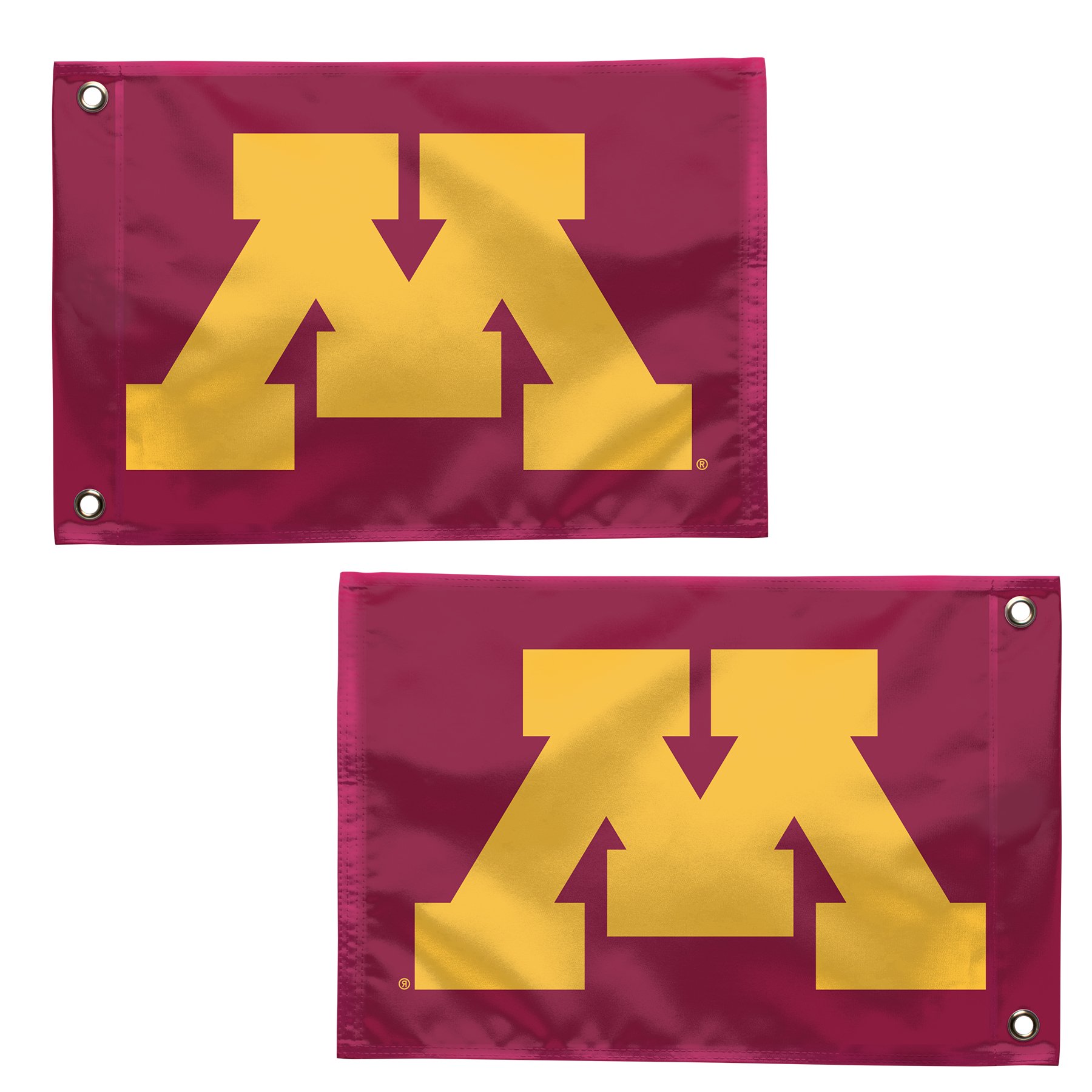 Drapeau Minnesota Golden Gophers pour bateau voiturette golf pavillon 12.5x18 pouces