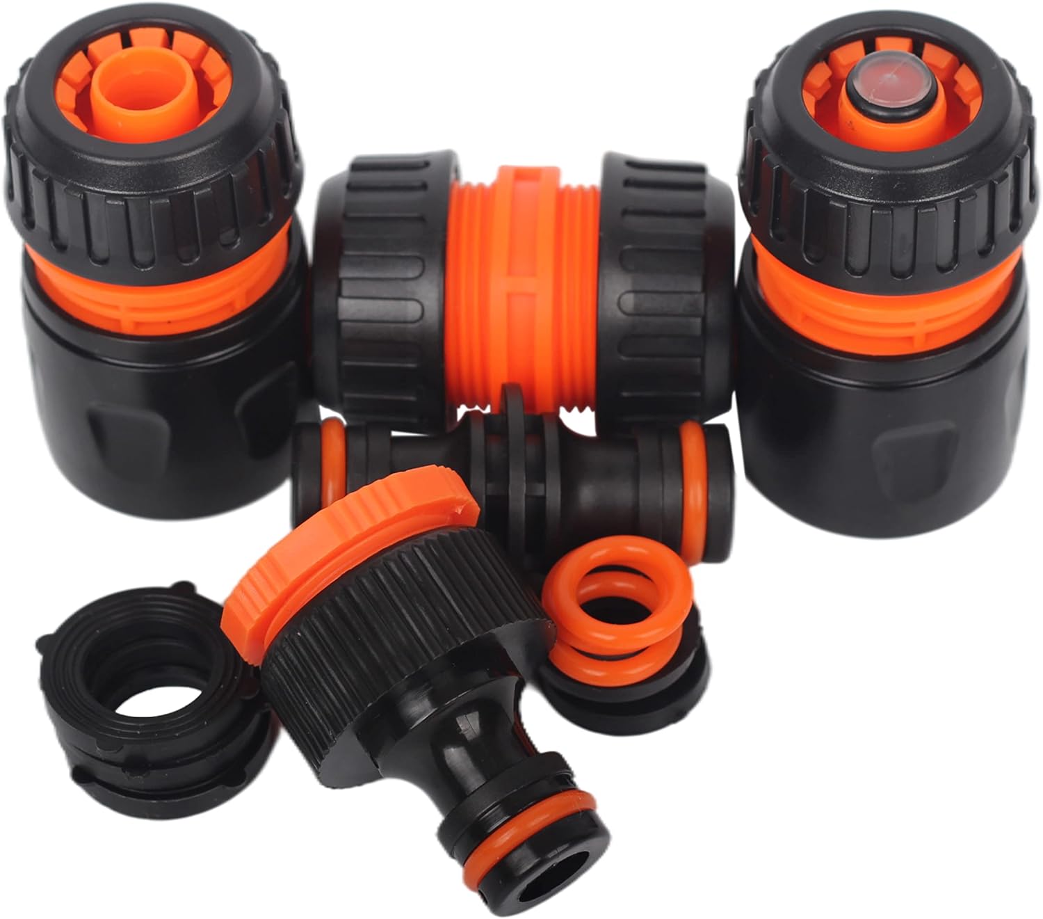 Garden Hose Tap Connector Hose Pipe Fittings Set,Outside Hosepipe Connector Hose End Connector