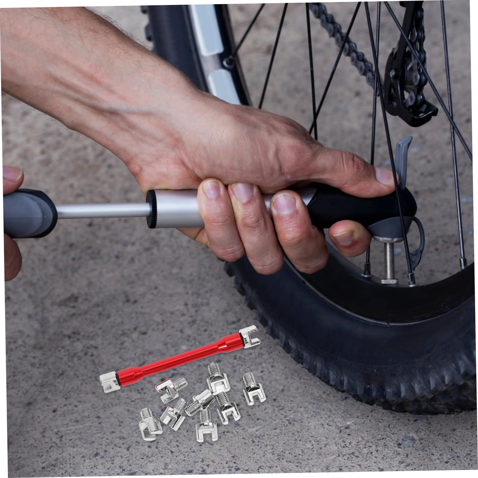 1juego Llaves De Radios para Motocicletas y Bicicletas Herramienta De Reparación Almacenamiento Práctica y Duradera