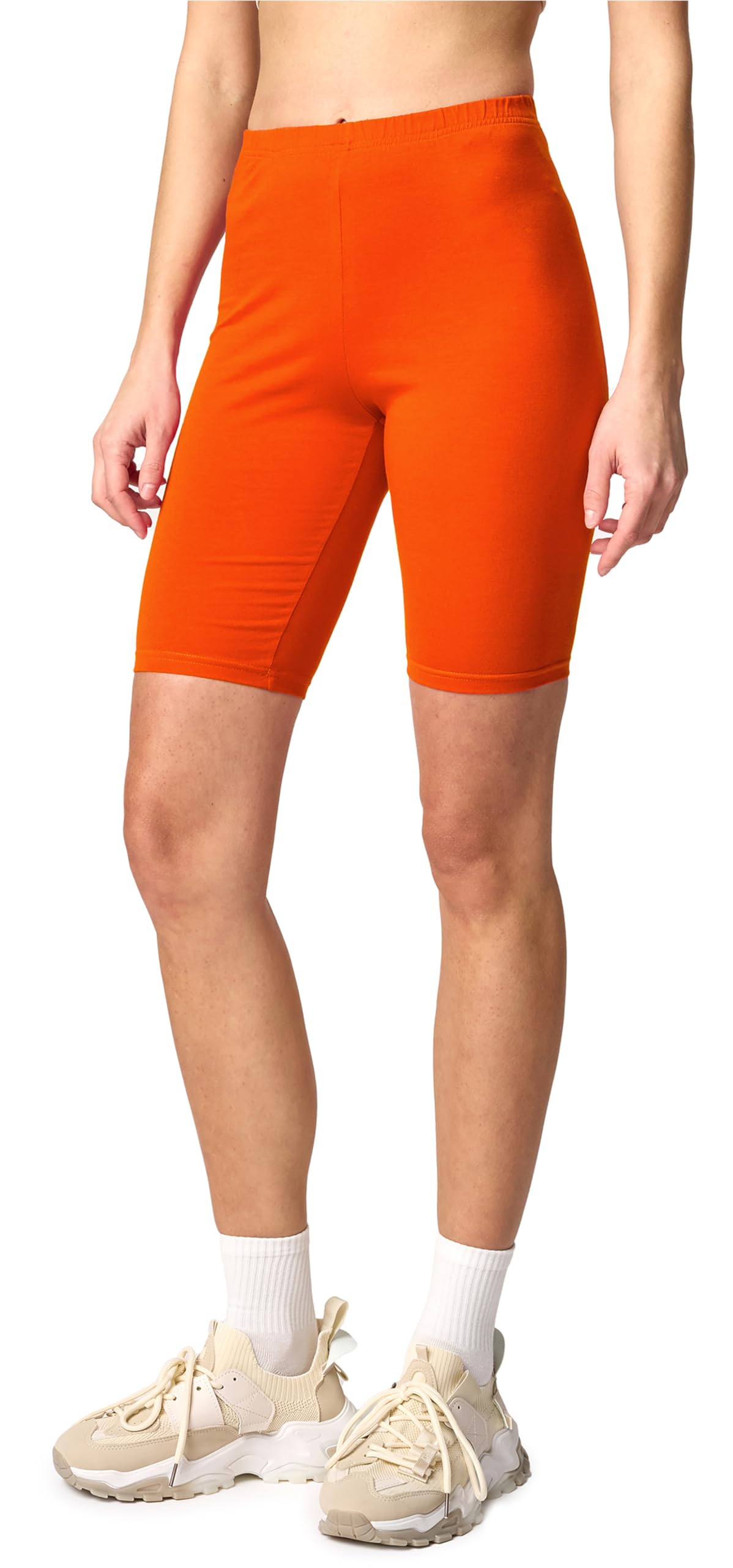 Merry Style Kurze Leggings Damen Shorts aus Baumwolle Komfortable Kurze Hose Radlerhose Ideal für den Alltag und Sportaktivitäten MS10-200