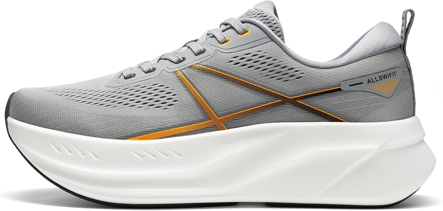 Men's Road Running Shoes Cushion Tennis Shoes Non-Slip Comfortable Lightweight Gym Workout Athletic Arch Support Walking Sneakers Active5K - Image 8