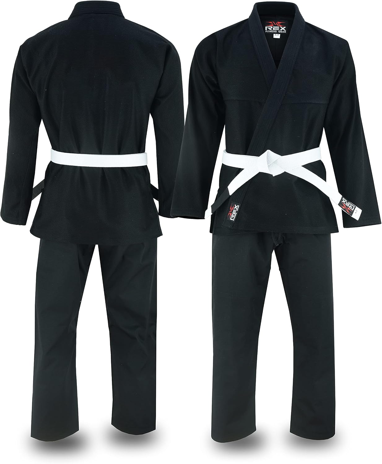 Rex Sports Karate Suit GI Aikido Training Lightweight for Kids & Adults Martial Arts Uniform with Belt