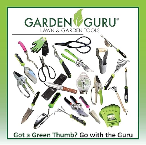 Miniatura 6 de GARDEN GURU - Tijeras de podar extra largas de acero inoxidable - Cortador de bonsái afilado Tijeras de recortar plantas - Herramienta de tijeras de