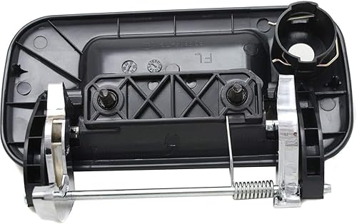 Miniatura 4 de Garage-Pro - Manilla de puerta trasera para Ford F-150 2004-2013/MARK LT 2006-2008/F-SERIES SUPER DUTY 2008-2016, palanca cromada + carcasa negra