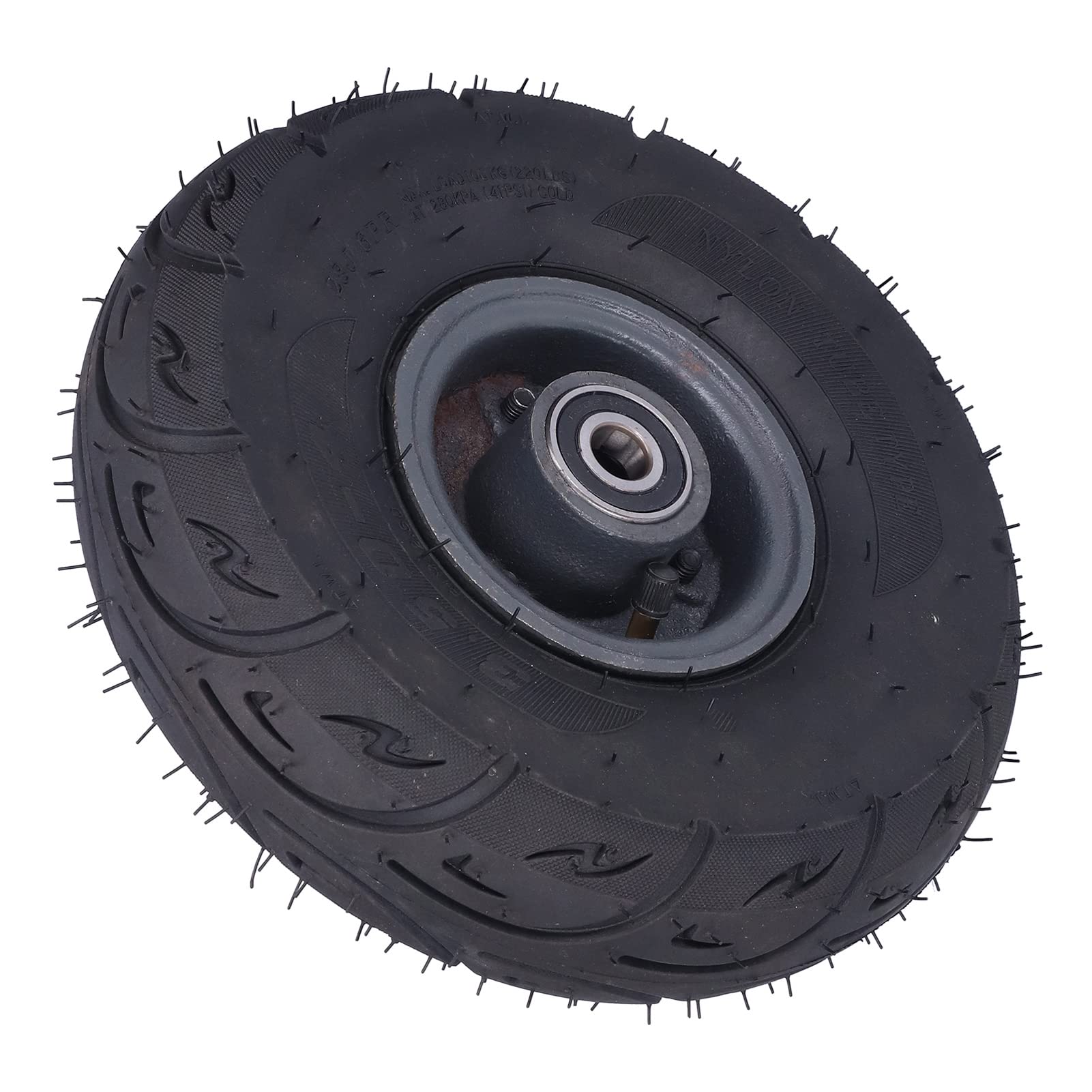Neumático utilitario Rueda Inflable Multiusos Carretilla de Mano Eje de Acero Fundido 280 KPa Diámetro del Orificio de 15 mm 3,50‑4