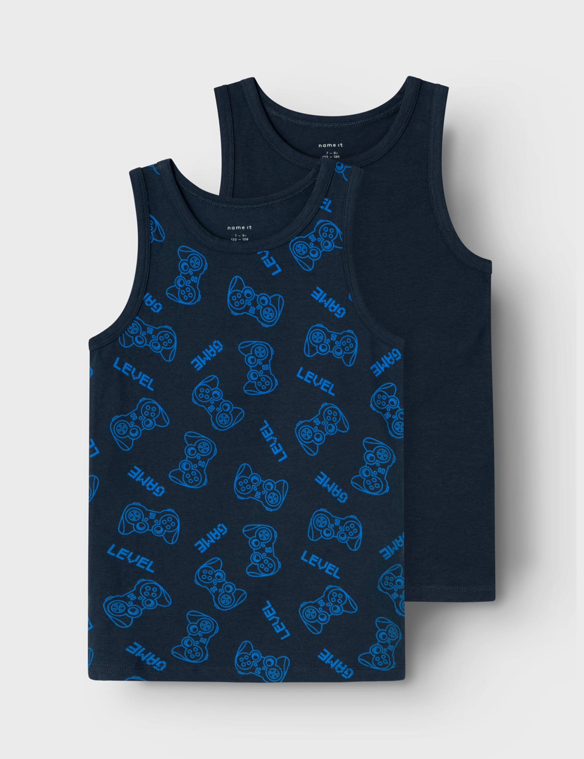 NAME IT Podkoszulek Chłopcy Nkmtank Top 2p Dark Sapphire Gamer Noos