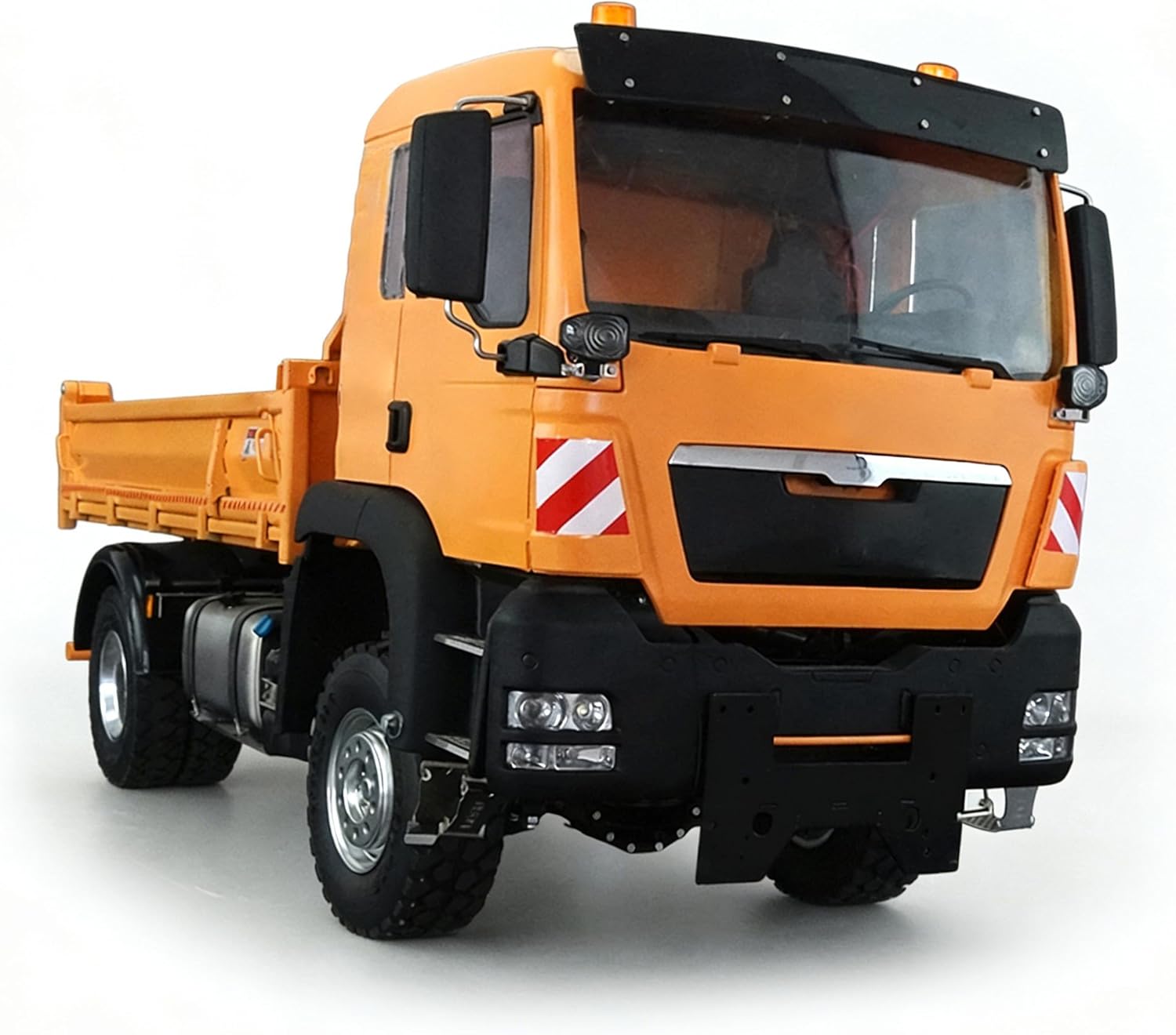LESU 1/14 Metal 4 * 4 Chassiswheelfun Hydraulic Cylinder Dumper Truck Light Sound Hobby Grade Model for Ages 14+