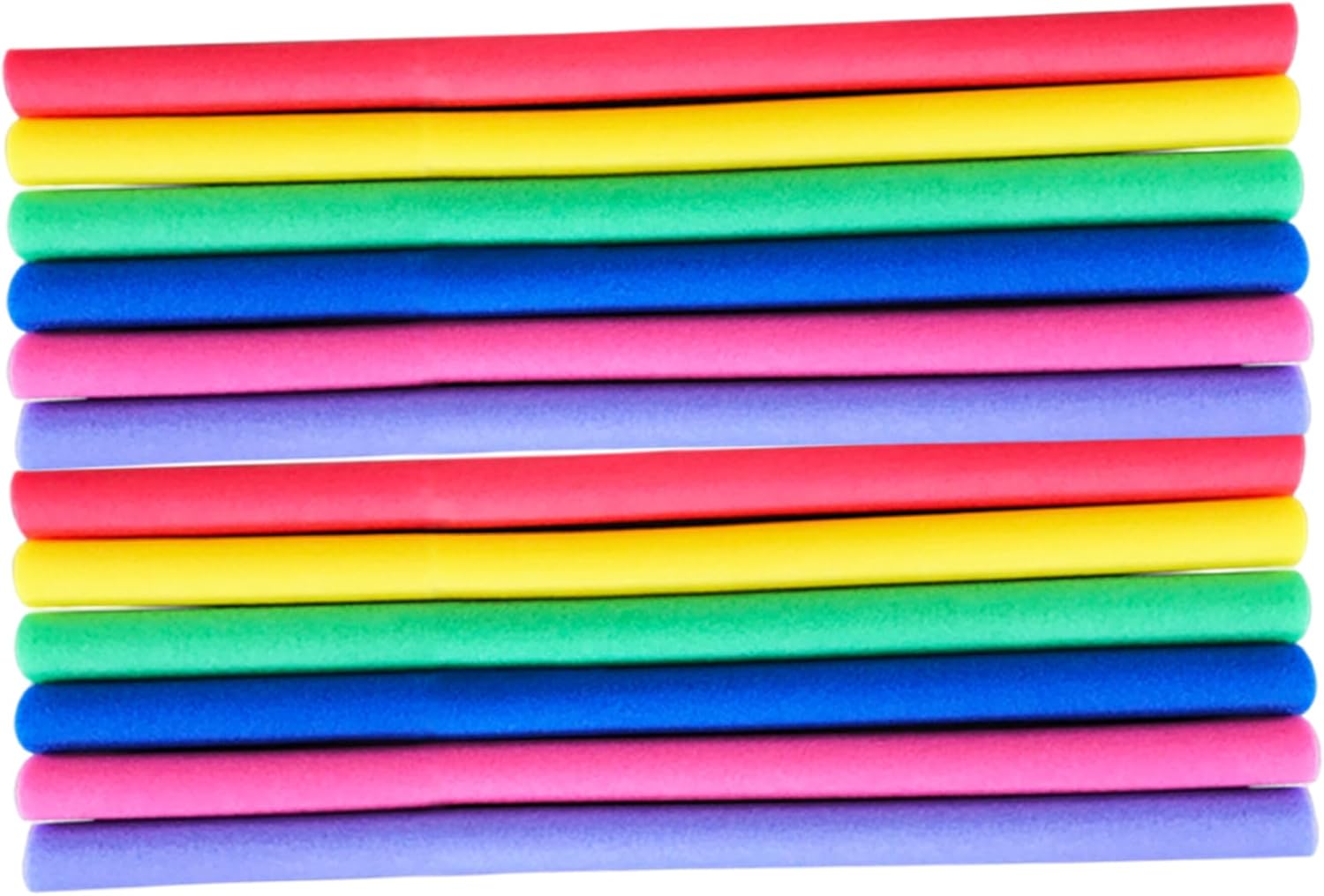 Pool Noodles Foam, 12-Pack Colorful EPE Foam Noodles for Fun Swimming Pool Toys, 6 Assorted Vibrant Colors ;1 ;1
