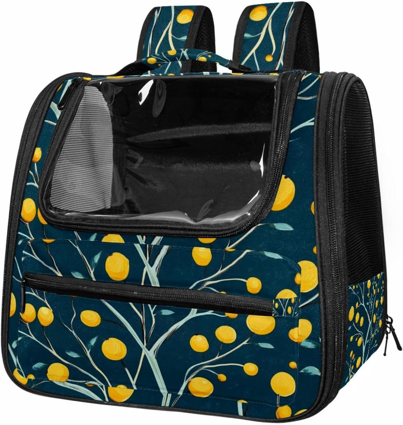 Berry Branch Pet Carrier Airline Approved Soft Sided Portable Cozy Travel Pet Bag, Car Seat Safe Carrier for Cats and Dogs