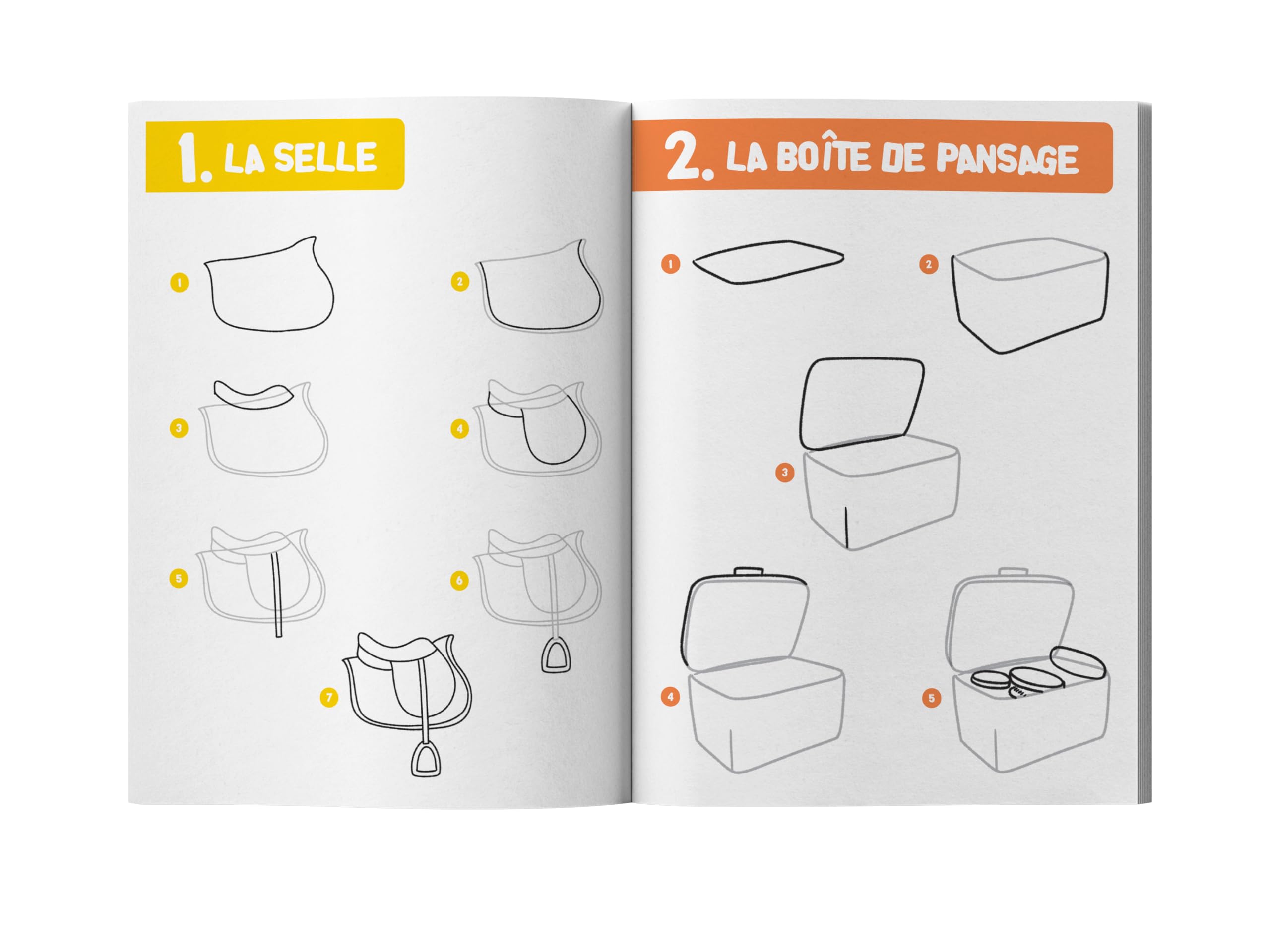 Image secondaire de Mes 100 Dessins en Pas à Pas : Chevaux et Poneys pour Enfants