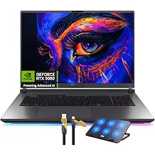 ASUS ROG Strix G18 Gaming Laptop, Intel 24-Core Ultra 9 275HX, GeForce RTX 5060, 18" WQXGA 240Hz/3ms Nebula Display, Windows 11 Pro, Wi-Fi 7, 1080P FHD IR Camera | 64 GB RAM + 1 TB SSD