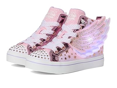 SKECHERS KIDS Twi-Lites 2.0 - Dreamy Wings (Little Kid) Girls Shoes Light Pink/Multi