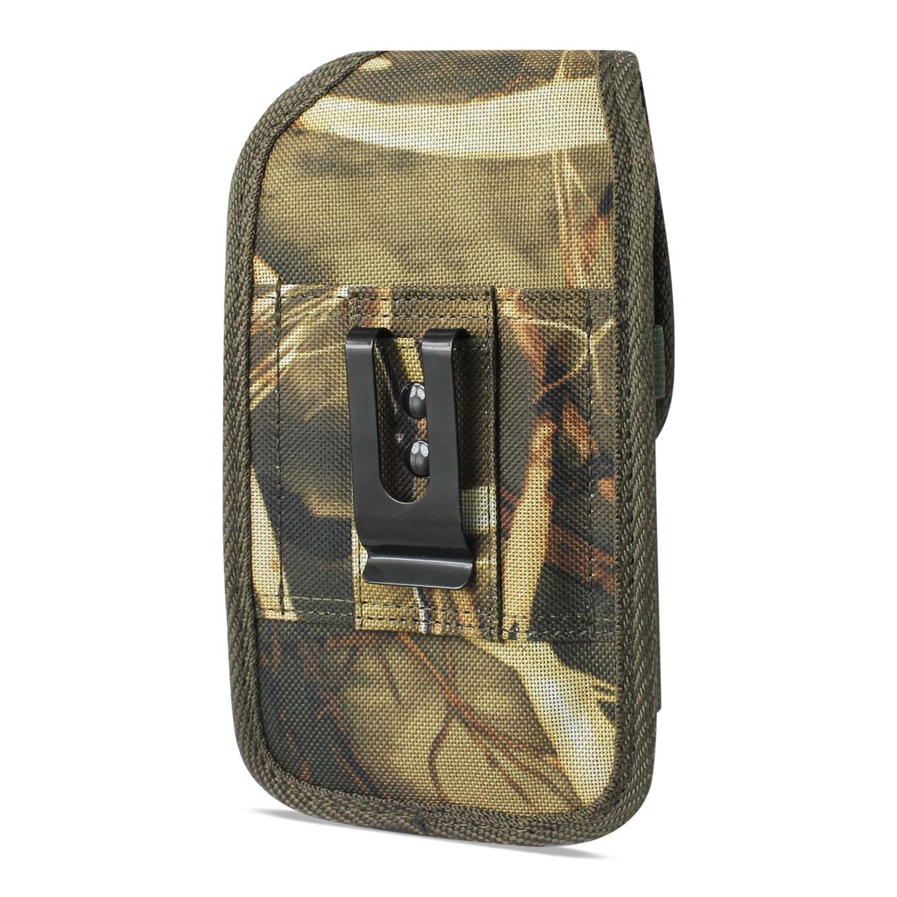 Heavy Duty Rugged Camo Hunting Vertical Case and Metal Clip on The Back for Verizon Orbic Journey V Flip Phone