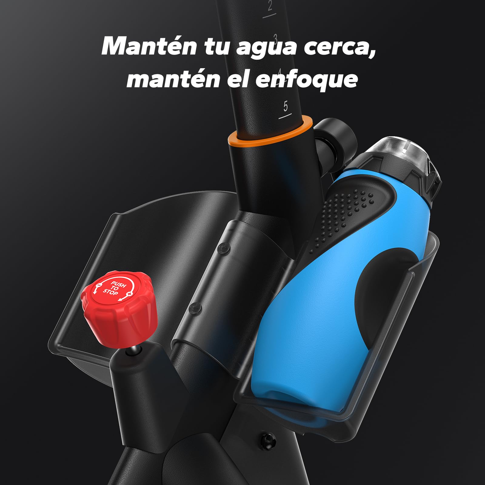 MERACH Bicicleta estática con resistencia magnética, silenciosa, con cojín de asiento cómodo mejorado, bicicleta de interior con soporte para tableta, aplicación propia, hasta 158 kg