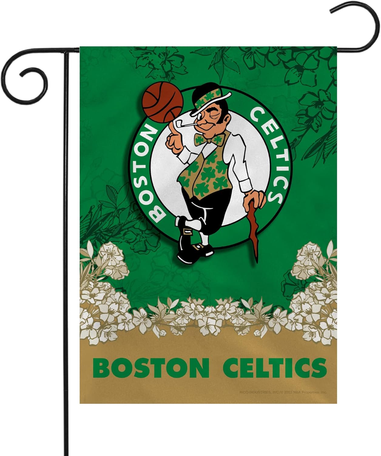 Rico Industries NBA Basketball Standard/Primary 13" x 18" Double Sided Garden Flag