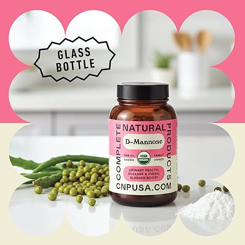 Miniatura 4 de Complete Natural Products Cápsulas Orgánicas de D-Manosa - Píldoras Puras de D-Manosa 100 Unidades para ITU, Vejiga y Salud del Tracto Urinario