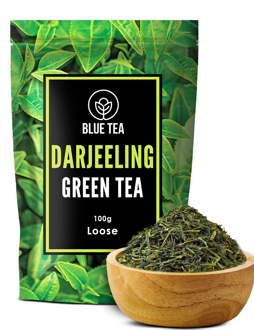 BLUE TEA - Darjeeling Green Tea -100gm - 50 Cups | ANTI-OXIDANT RICH | Detox Tea - Farm Fresh - Vegan - Non-GMO - Gluten Free - 100% Natural | Premium Zipper Pack (B091TVDFRP) Amazon Price History, Amazon Price Tracker