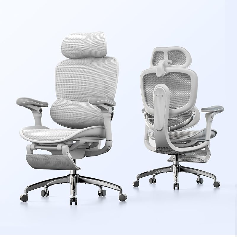 SIHOO Doro C300ProV2 Sedia Ufficio Ergonómica,Supporto Adattivo,Poggiapiedi