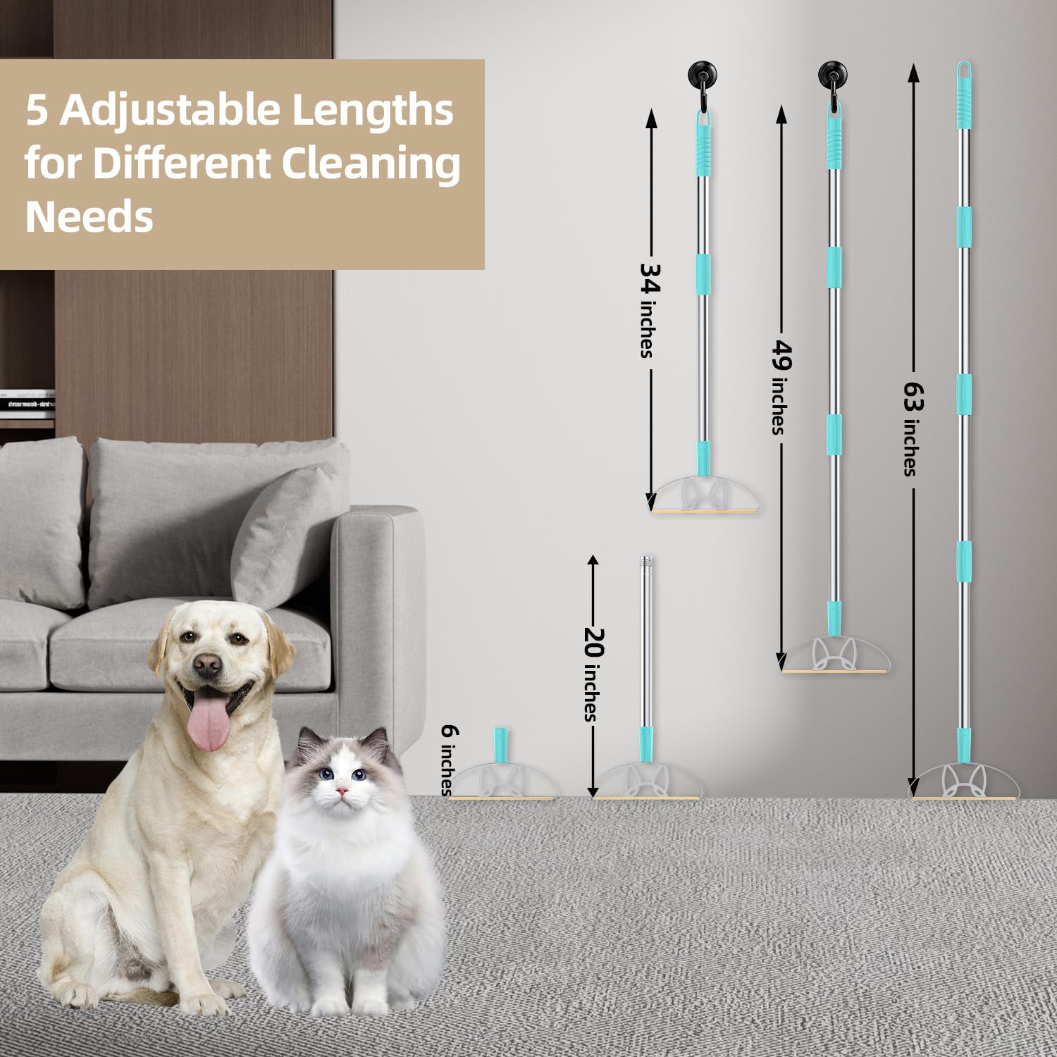 LINTPLUS Rimozione dei peli di animali domestici e rastrello