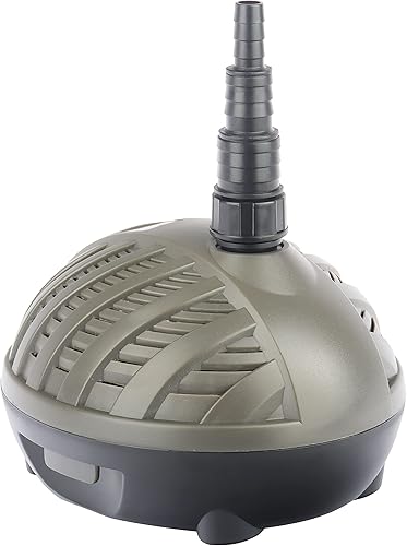 Miniatura 2 de 396GPH bombas de estanque sumergible bomba de fuente de agua al aire libre con kits de fuente 4 cabezales de pulverización HSP-1600N