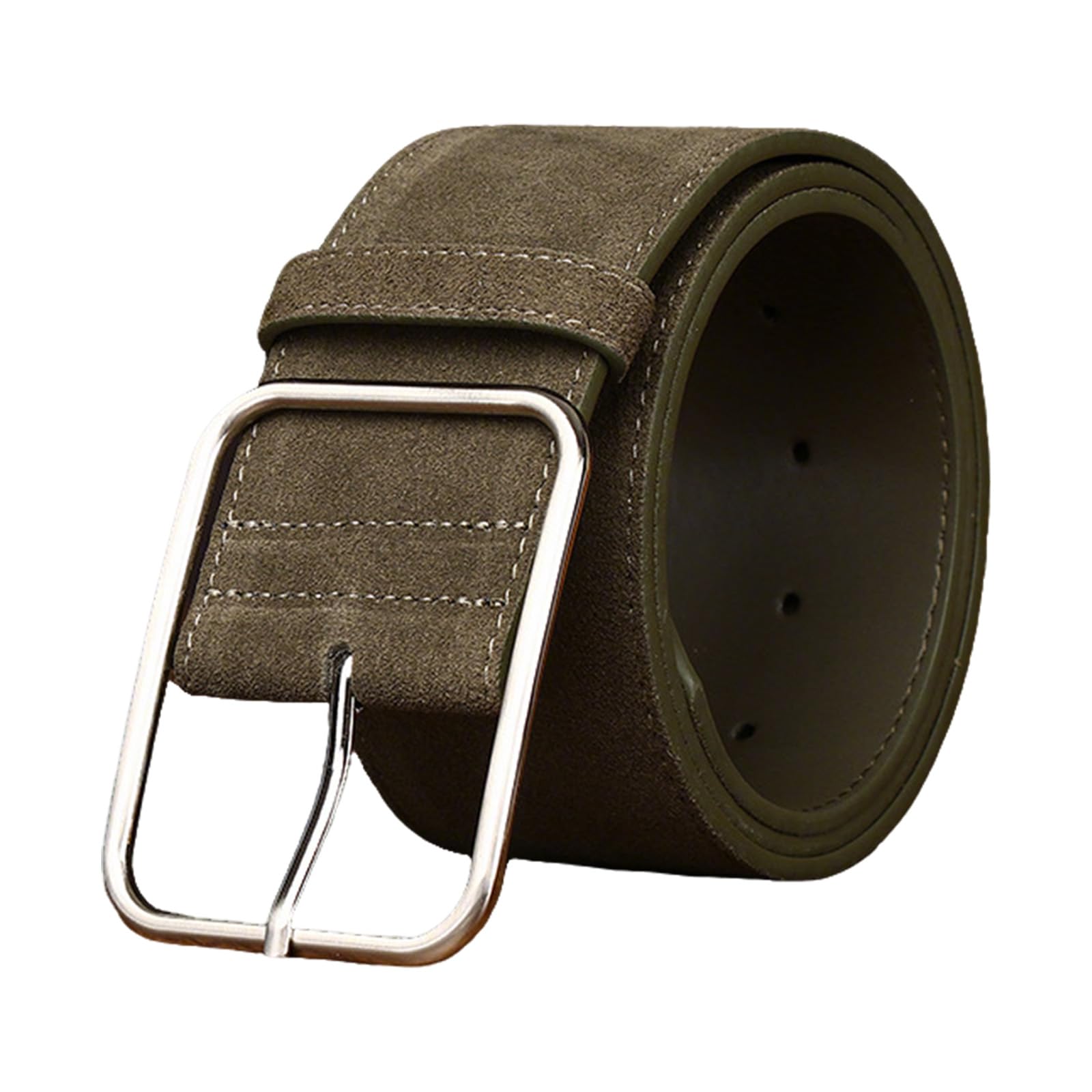 Jiary Women's Green Wide Suede Belt ,Chunky Thick Belts For Jeans Dress Knitwear, Casual Fashion Belts,,100Cm/39.4''