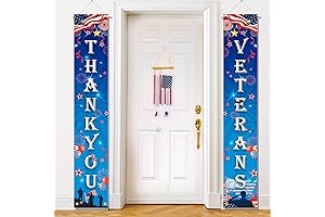 HOWAF Veterans Day Decorations, Thank You Veterans Porch Banners