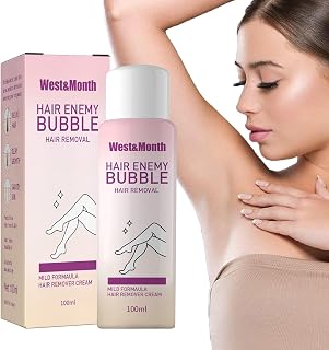 Spray de depilação natural | Spray Depilatório Natural para Homens e Mulheres, 100ml,Creme Depilatório Depilatório Natural Spray, Borracha Orgânica, 100ml Baodan