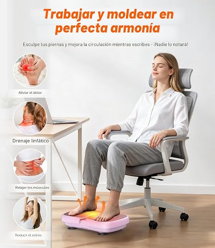 Mini Plateforme Vibrante avec Fonction de Chauffage, 6 Modes, Écran Tactile - 3