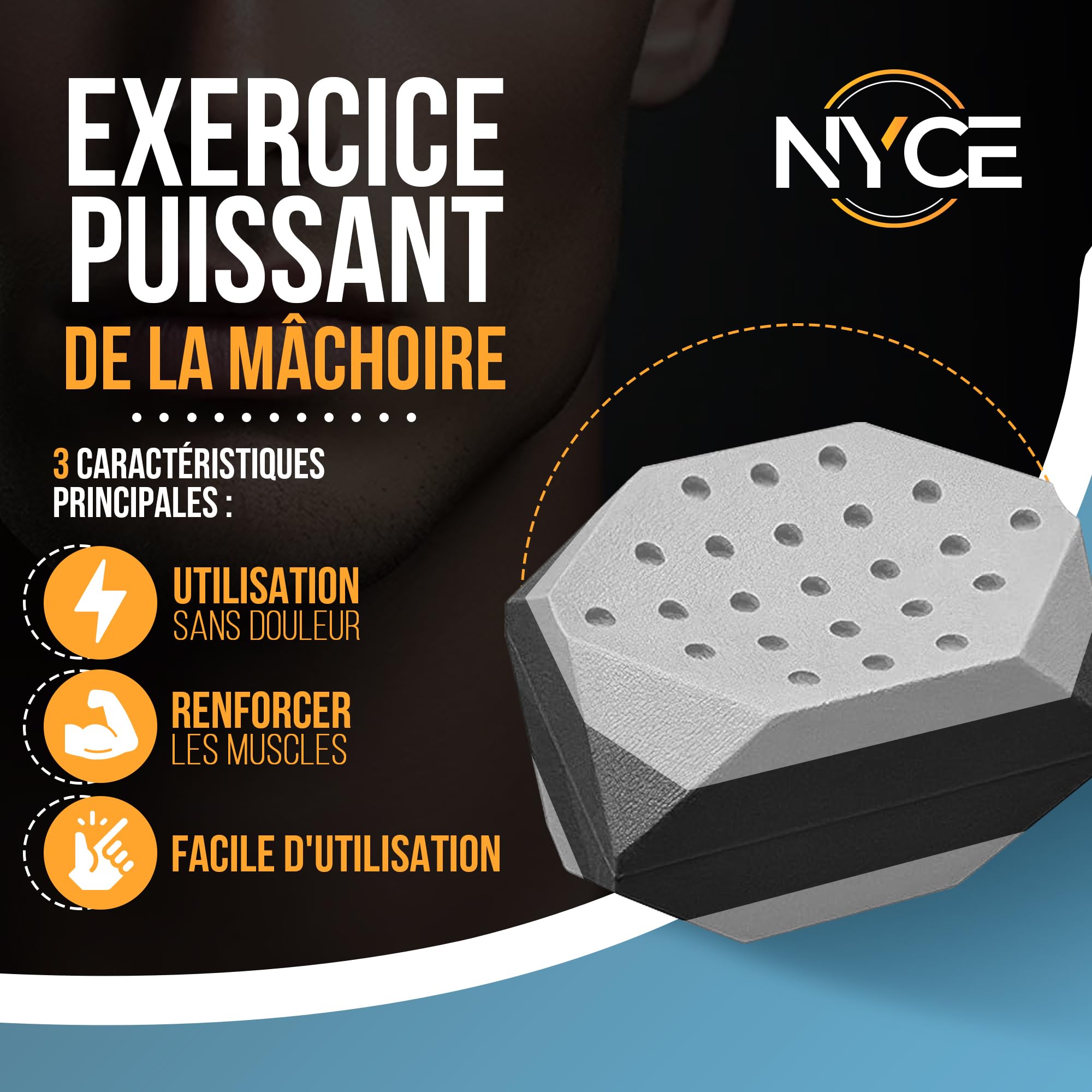 Musculateur de Tilcare - Musculation qui aide à muscler et cisèlera votre Mâchoire, Cou et à tonifier visage - Niveau Élite 32kg Musculateur de Tilcare - Musculation qui aide à muscler et cisèlera votre Mâchoire, Cou et à tonifier visage - Niveau Élite 32kg