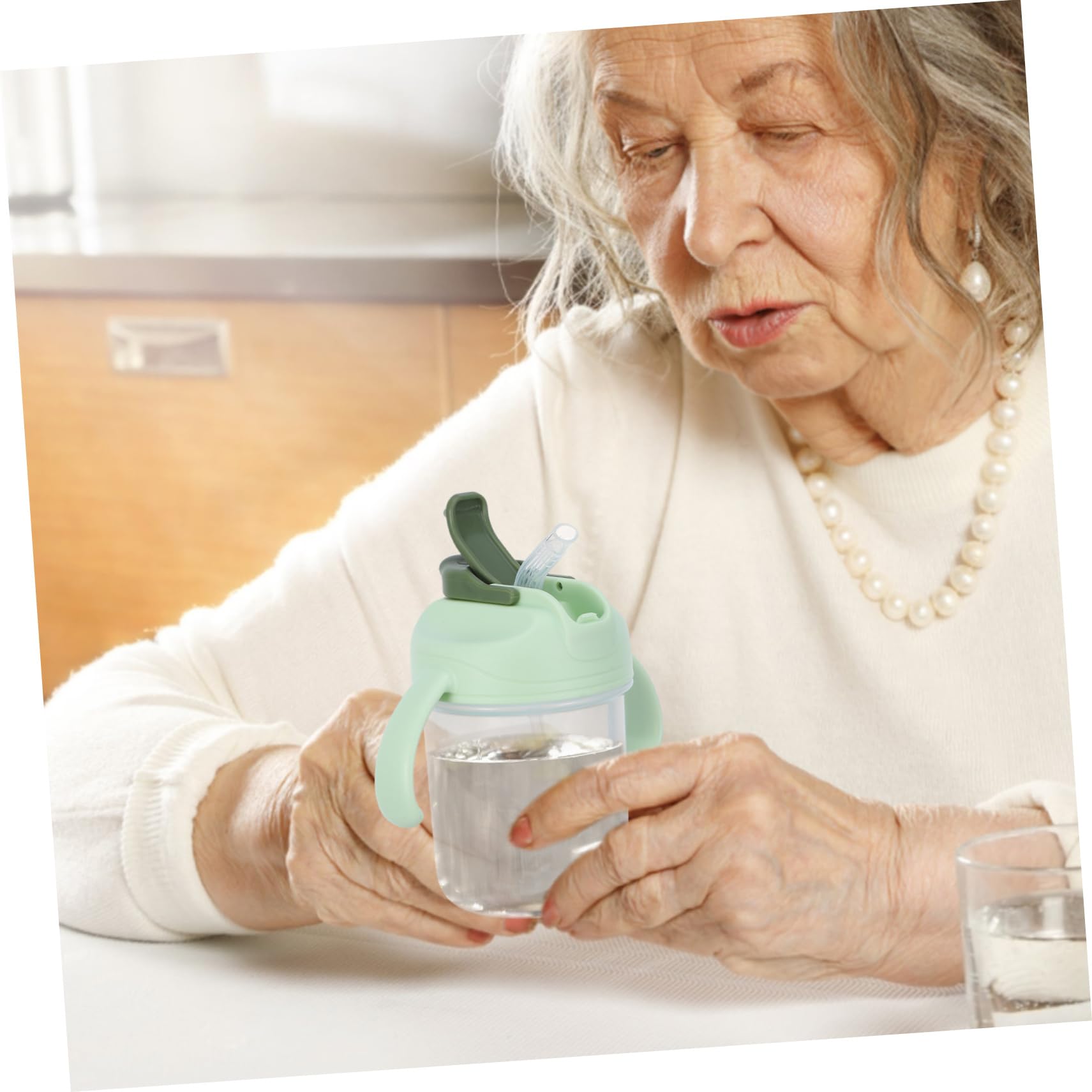 3 Vasos De Agua Para Personas Mayores Con Asa Para Personas Con Discapacidad Para Evitar Derrames Para Adultos Para Pacientes Para Convalecientes Para Postradas En