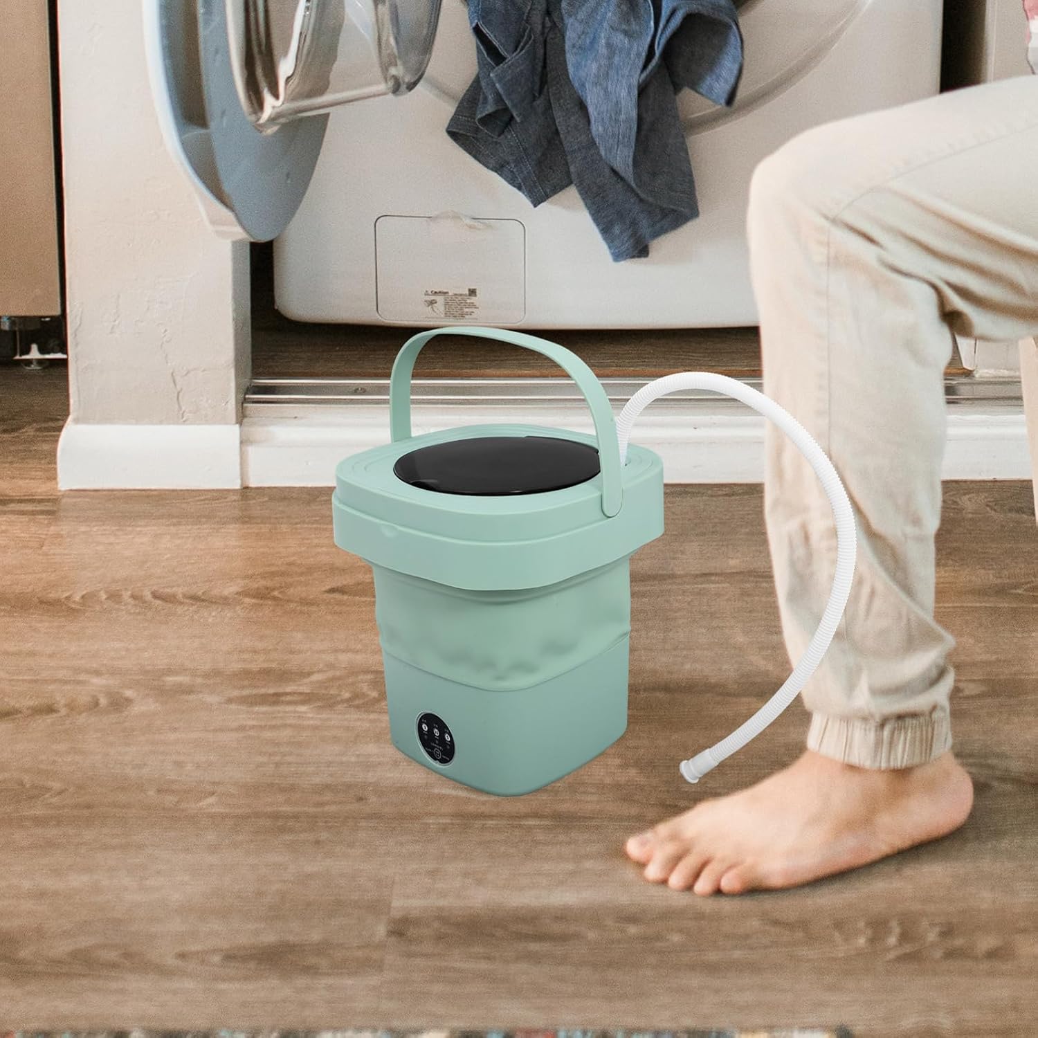 Housoutil Mini Portable Washing Machine Washer Touchscreen for Home and Dorm Use High- for Clothes Socks and Us