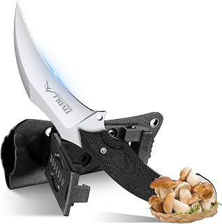 TIVOLI Outdoor Messer aus D2 Stahl, Full Tang Konstruktion, Ergonomischer G10 Griff, mit Schutzhülle, Robustes Outdoor Werkzeug für Camping, Wandern und Bushcraft