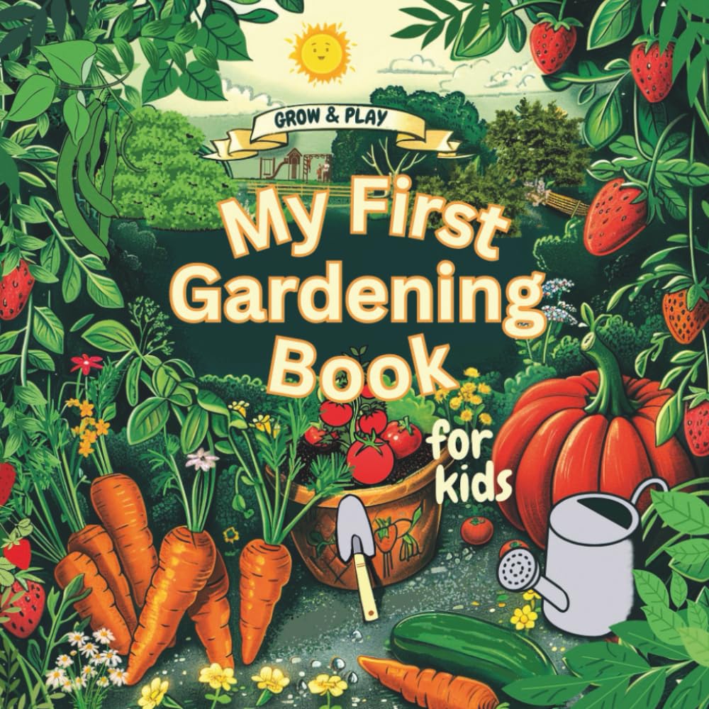 My First Gardening Book - For Kids: Play and Grow, Create Your Own Garden