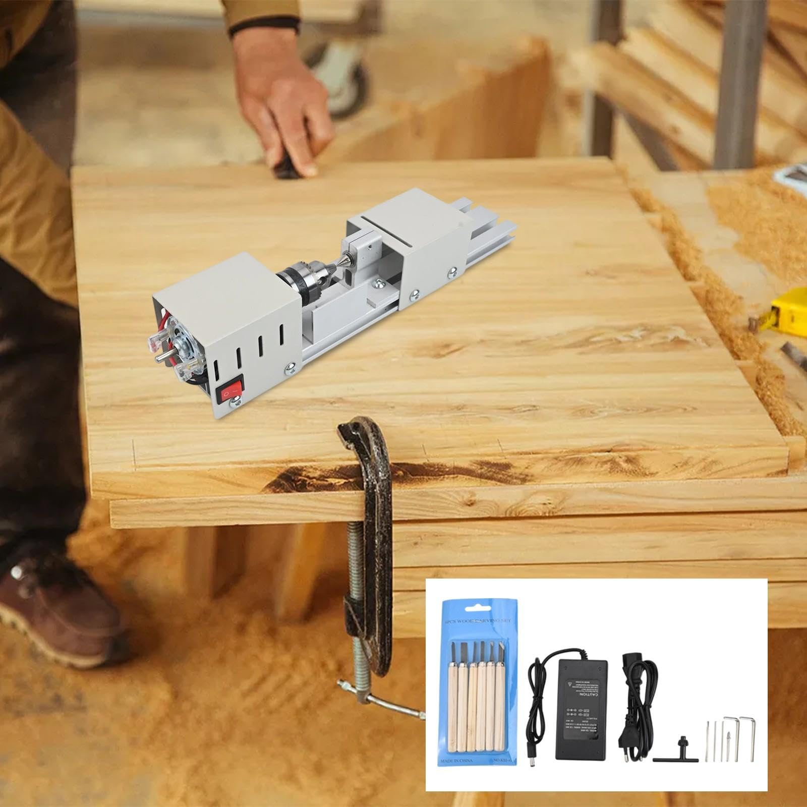 Tornio Elettrico Precisione 0.6-6mm Alluminio