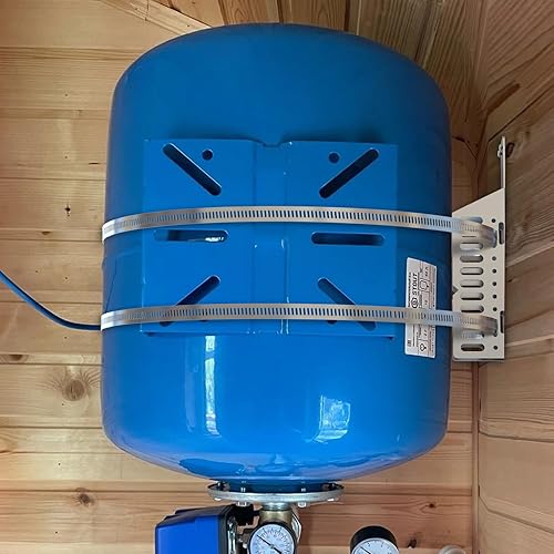 Miniatura 4 de ZhouDaShu Soporte de montaje de tanque de expansión para calentador de agua caliente, soporte de tanque de expansión térmica con 2 correas de