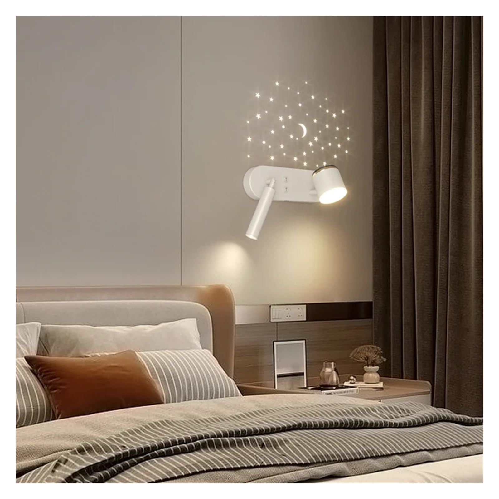 Modern Led Wall Lamps Indoor Decor Wall Sconce Lights Living Room Background Decoration Bedroom Bedside Lamp