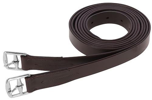 Covalliero Estribos, marrón, 45cm, 27mm, cuero, caballo, ajustables
