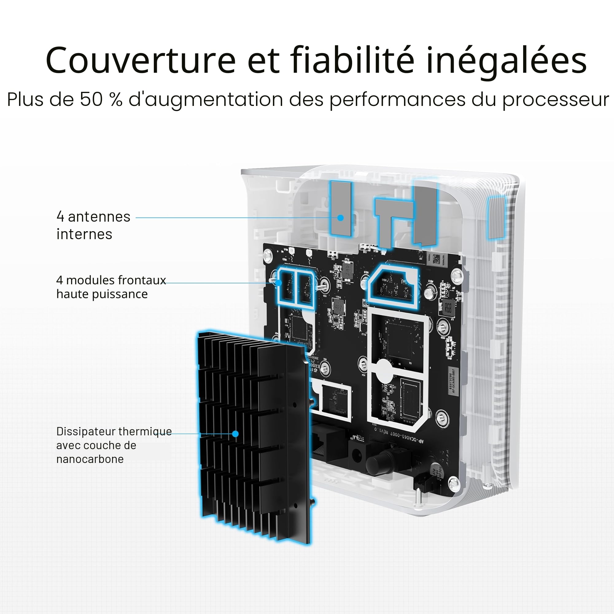 ASUS ZenWiFi BD4 Pack de 3 Système WiFi 7 Mesh Double-Bande 3600 Mbps 720m2 Double Ports 2,5G