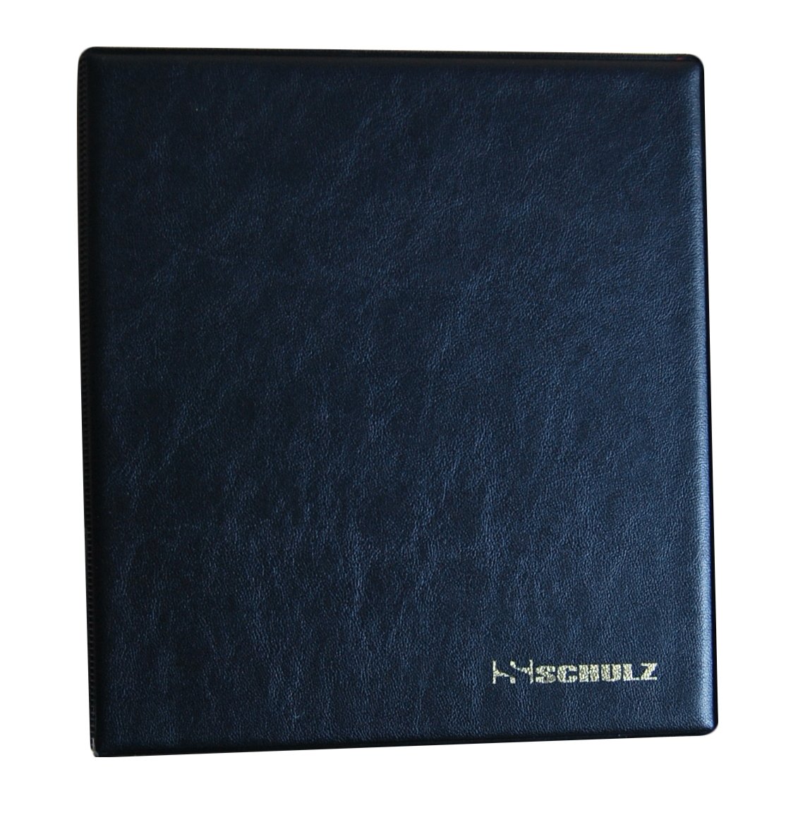 SCHULZ Coin Album for 200 Medium Sizes Coins - Best for 50p 50 Pence £1 £2 €1 €2-10 Pages and red dividers - Black