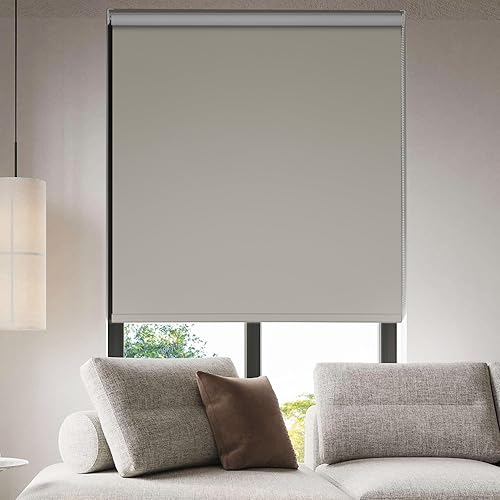 Miniatura 2 de Boolegon Persianas enrollables opacas para ventana, oscurecimiento de la habitación, con protección UV, aislamiento térmico, persianas abatibles