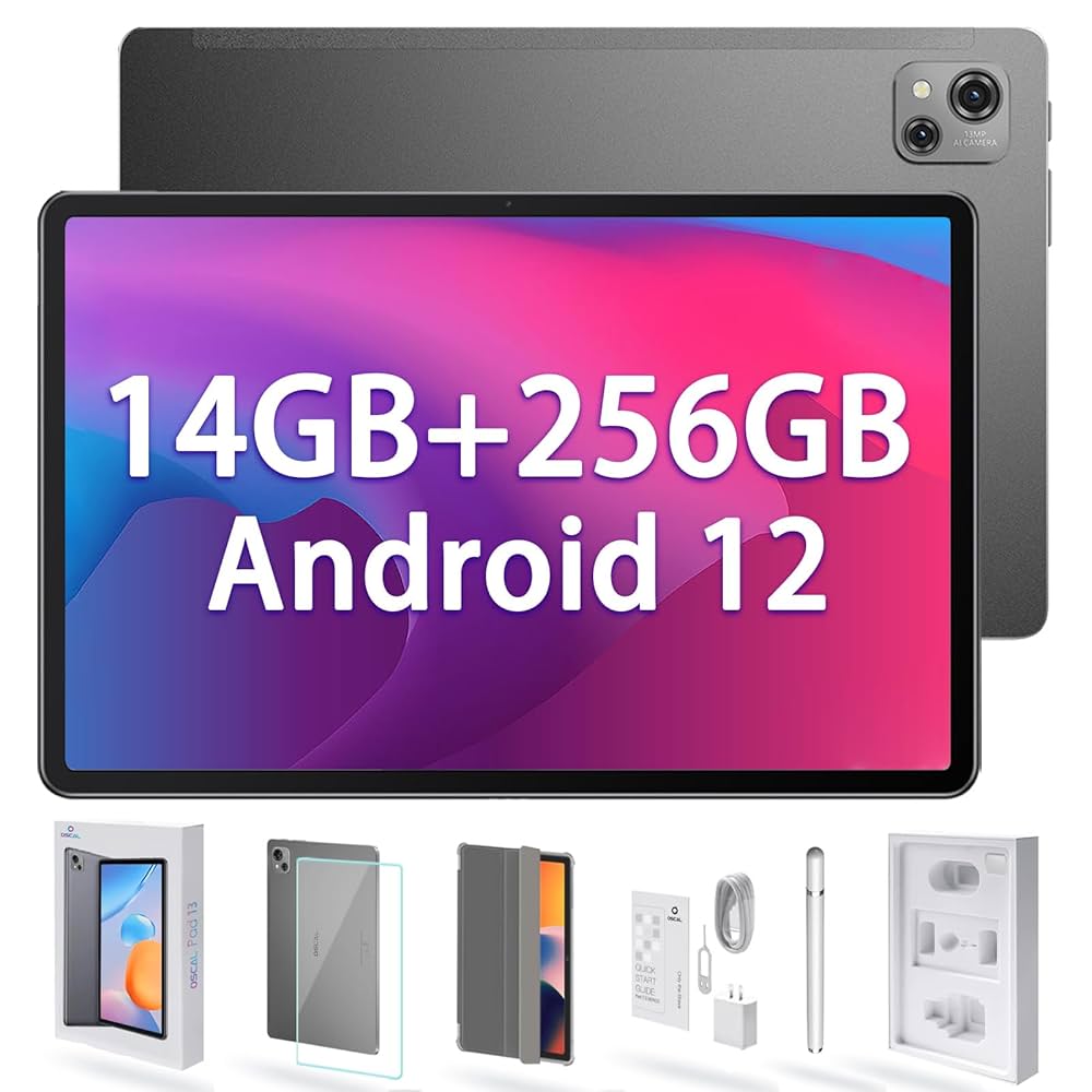 タブレット 10インチ SIMフリー RAM14GB+ROM256GB+1TB Amazon.co.jp: OSCAL PAD13 10インチ SIMフリー Android12