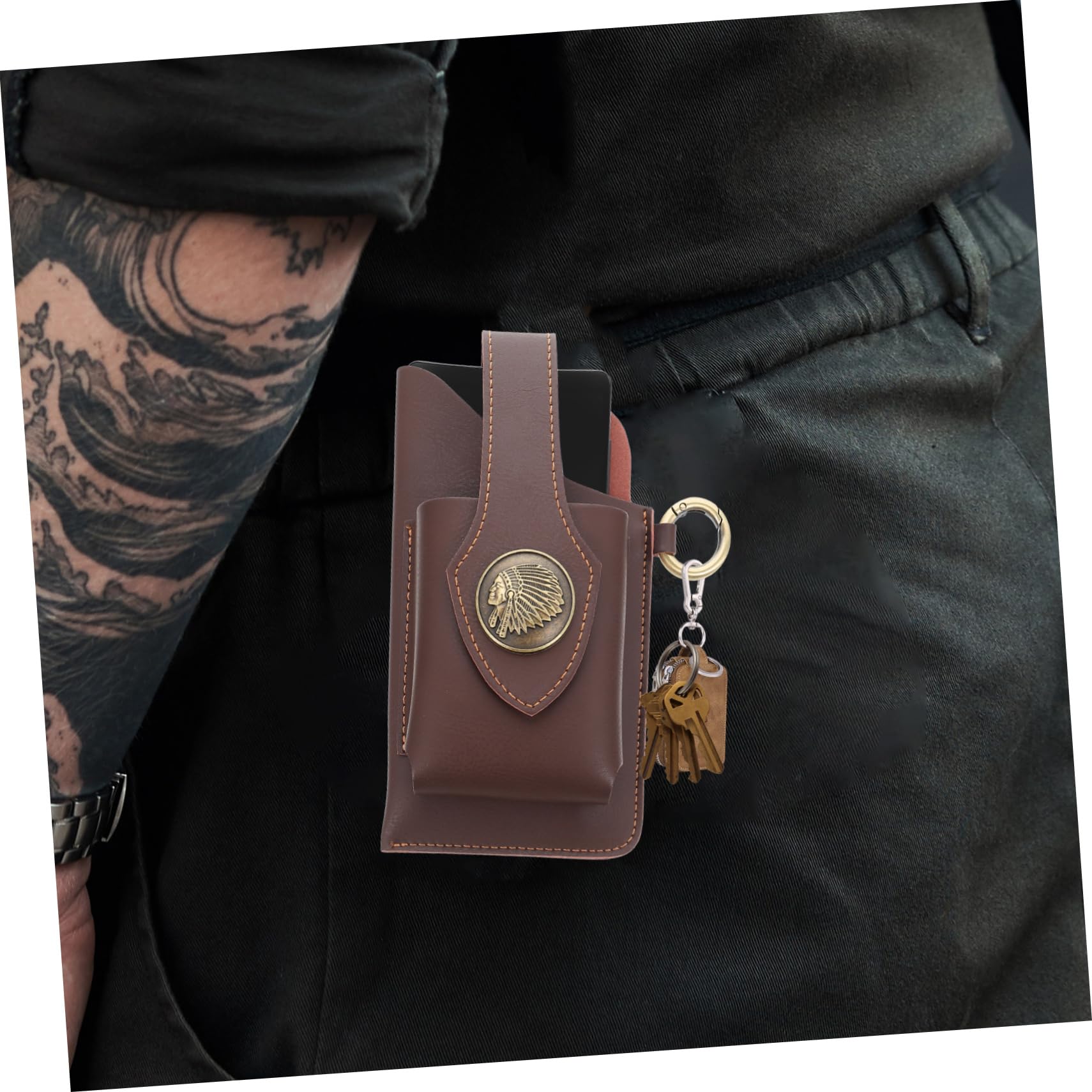 VANZACK 3stücke Multifunktionale Laufgürtel Bauchtasche Für Verstellbare Hüfttasche Pu Für Outdoor-aktivitäten Leicht Und Praktisch Für Handy Und Wertsachen
