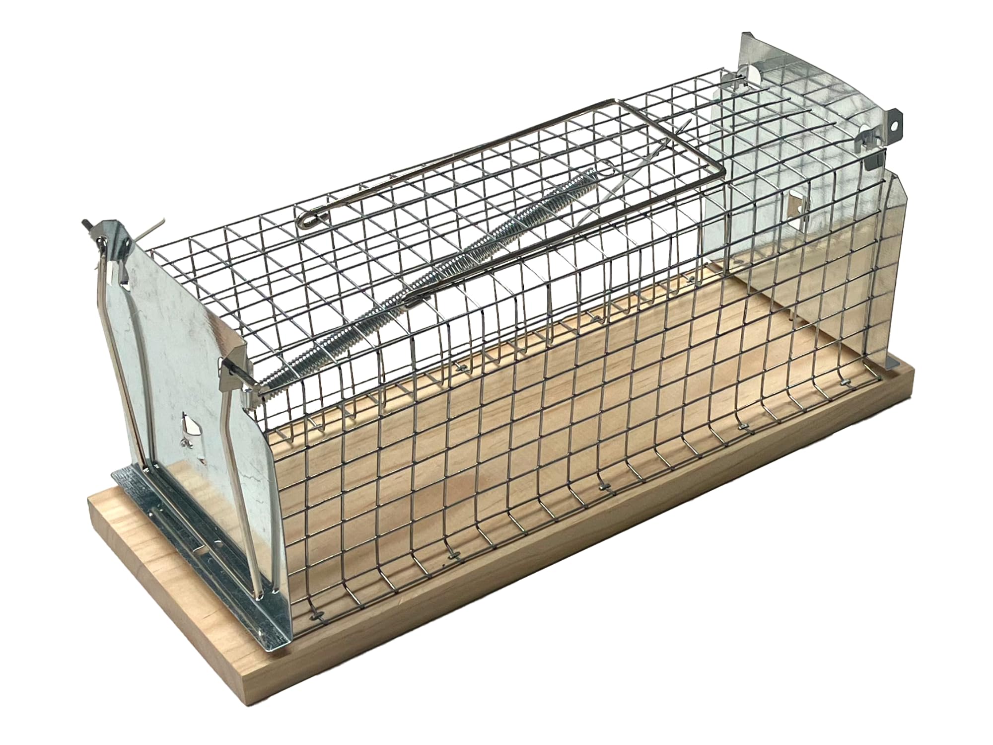 Piège de capture rats réutilisable Home Defense avec socle en bois certifié FSC