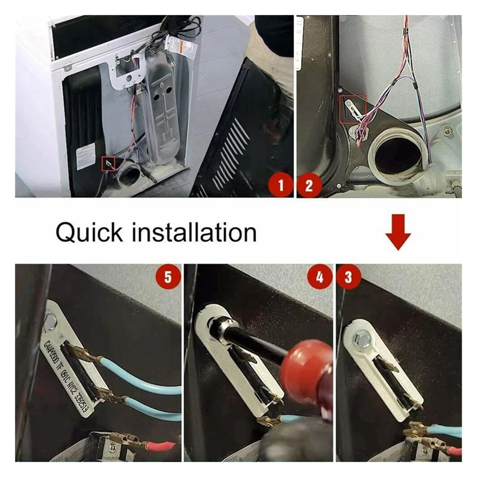 Genérico Fusible térmico for Secadora, Paquete de 36 Unidades, for Secadora WP3392519 3388651 AP6008325